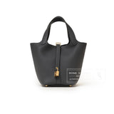 Hermes Picotin 18 Gris Misty Clemence Permabrass Hardware
