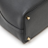 Hermes Picotin 18 Gris Misty Clemence Permabrass Hardware