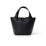 Hermes Picotin 22 Black Clemence Palladium Hardware