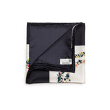 Hermes Brides de Gala en Fleurs Scarf 90 Su/Black/Ivory/Multi