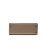 Hermes Kelly 25 Sellier Etoupe Epsom Gold Hardware