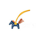 Hermes Rodeo PM Blue de Malte/Cornaline/Jaune D'or Milo Lambskin
