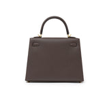 Hermes Kelly 25 Sellier Ecore Epsom Gold Hardware