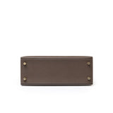 Hermes Kelly 25 Sellier Ecore Epsom Gold Hardware