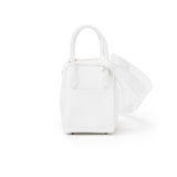 Hermes Mini Lindy II New White Clemence Gold Hardware
