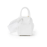 Hermes Mini Lindy II New White Clemence Gold Hardware