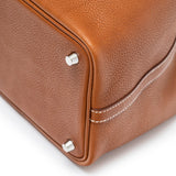 Hermes Picotin 18 Fauve Barenia Faubourg Palladium Hardware