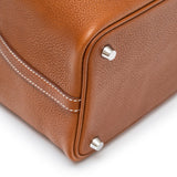 Hermes Picotin 18 Fauve Barenia Faubourg Palladium Hardware