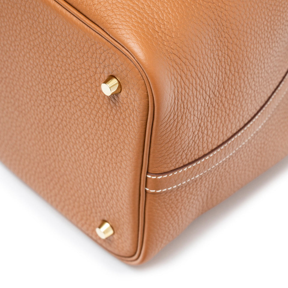 Hermes Picotin 22 Gold Clemence Gold Hardware