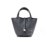 Hermes Picotin 18 Ardosie Clemence Palladium Hardware