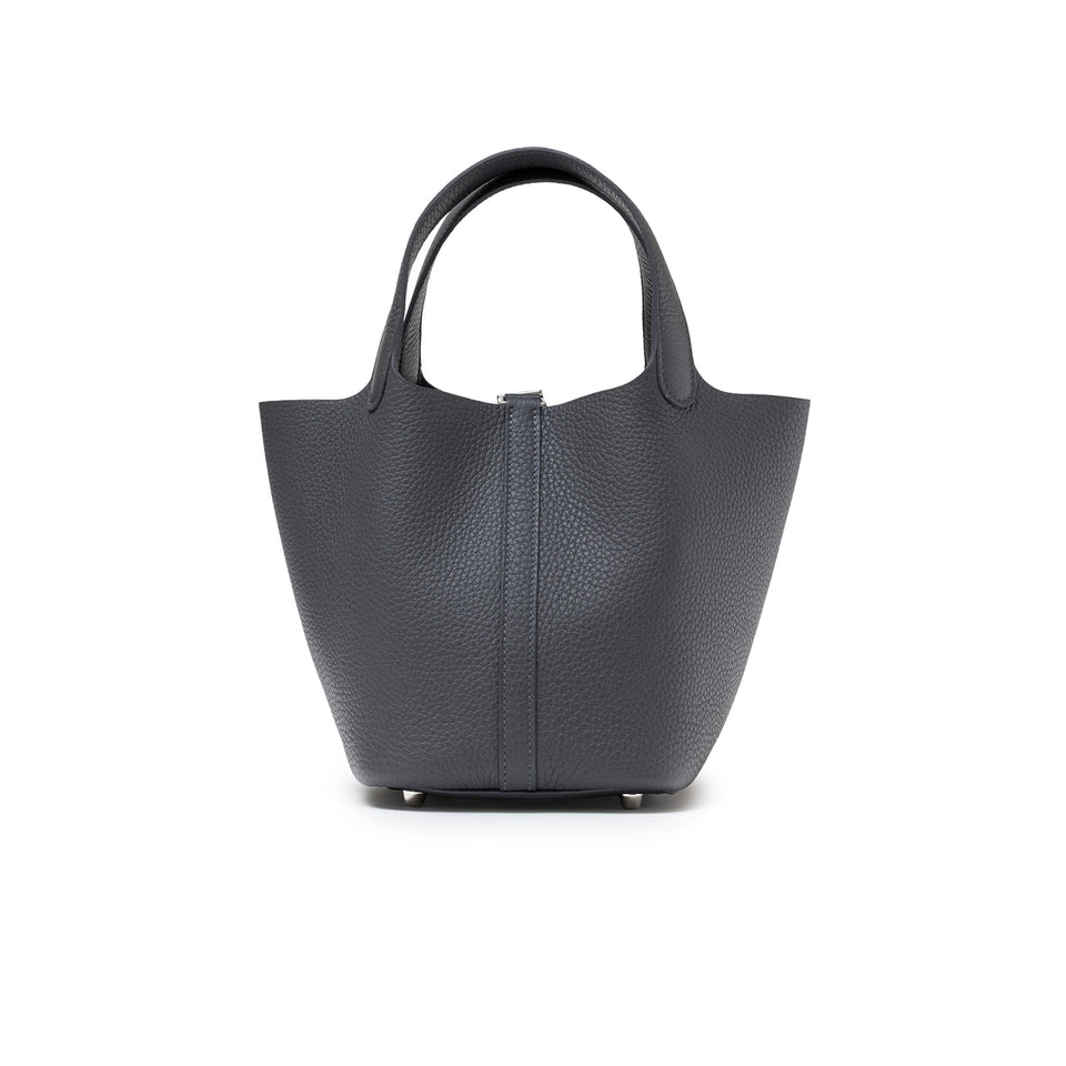 Hermes Picotin 18 Ardosie Clemence Palladium Hardware