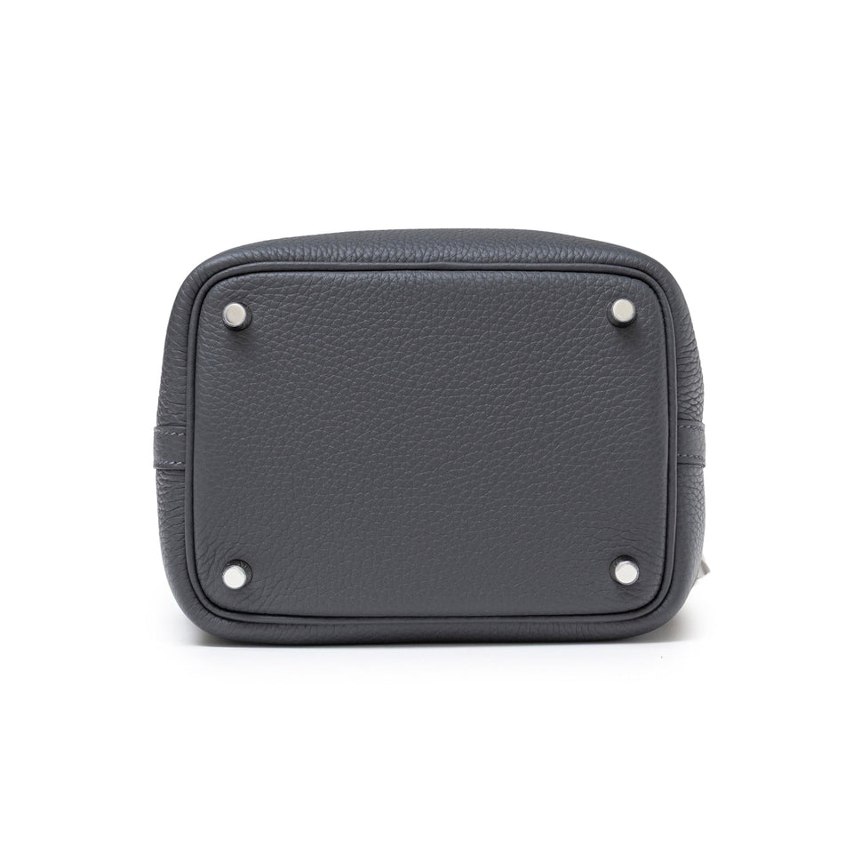 Hermes Picotin 18 Ardosie Clemence Palladium Hardware