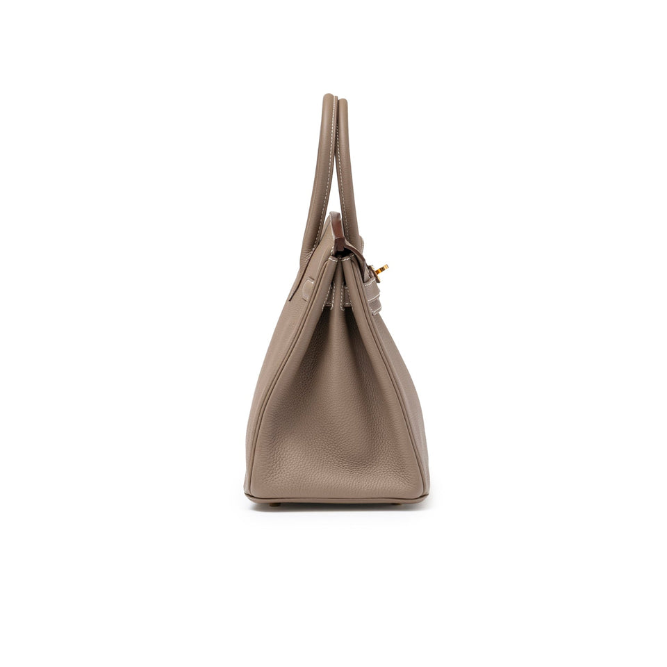 Hermes Birkin 30 Etoupe Togo Gold Hardware