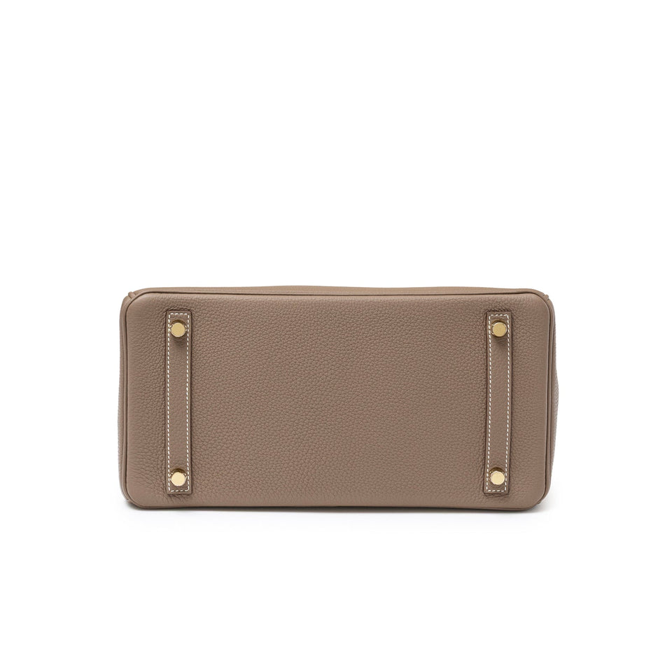 Hermes Birkin 30 Etoupe Togo Gold Hardware