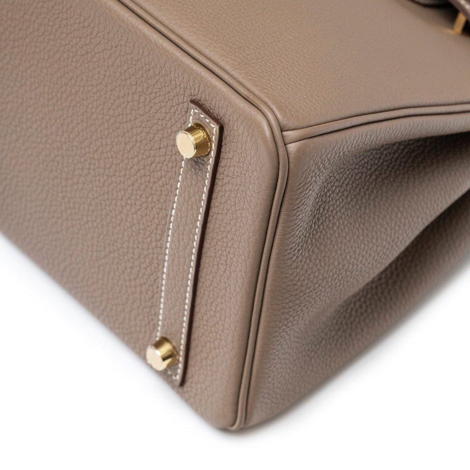 Hermes Birkin 30 Etoupe Togo Gold Hardware