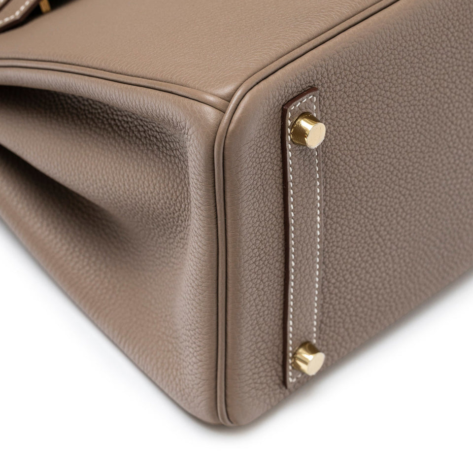 Hermes Birkin 30 Etoupe Togo Gold Hardware