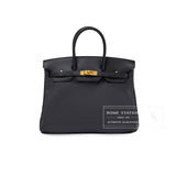 Hermes Birkin 35 Black Togo Gold Hardware