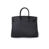 Hermes Birkin 35 Black Togo Gold Hardware