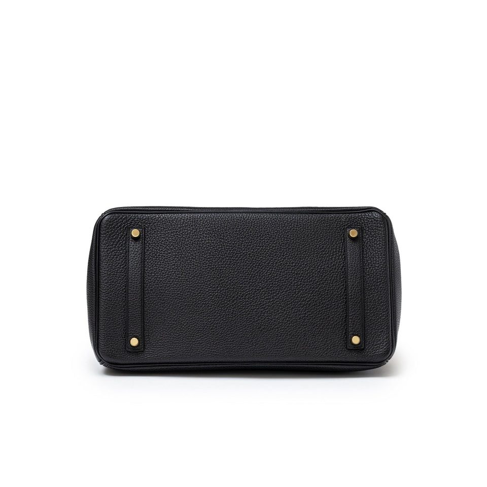 Hermes Birkin 35 Black Togo Gold Hardware