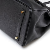 Hermes Birkin 35 Black Togo Gold Hardware