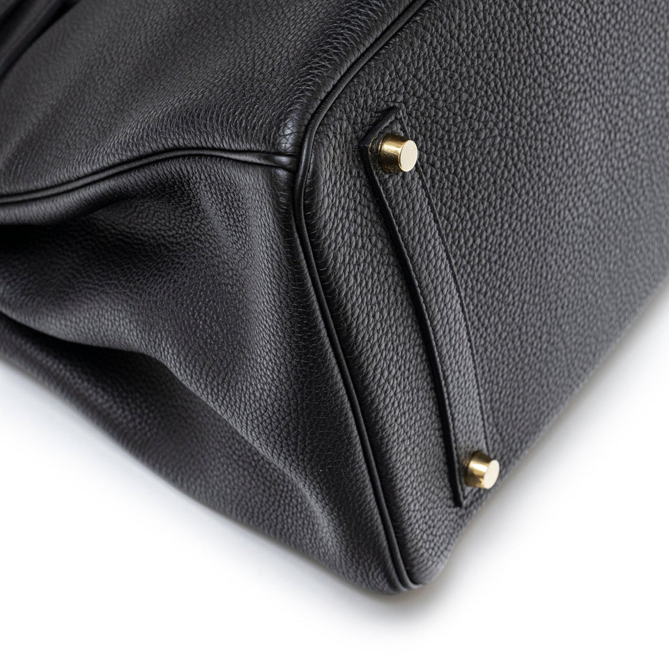 Hermes Birkin 35 Black Togo Gold Hardware