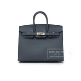 Hermes Birkin Sellier 25 Gris Misty Epsom Palladium Hardware