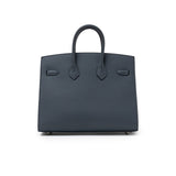 Hermes Birkin Sellier 25 Gris Misty Epsom Palladium Hardware