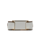 Hermes Geta Gris Perle Chevre Mysore Gold Hardware