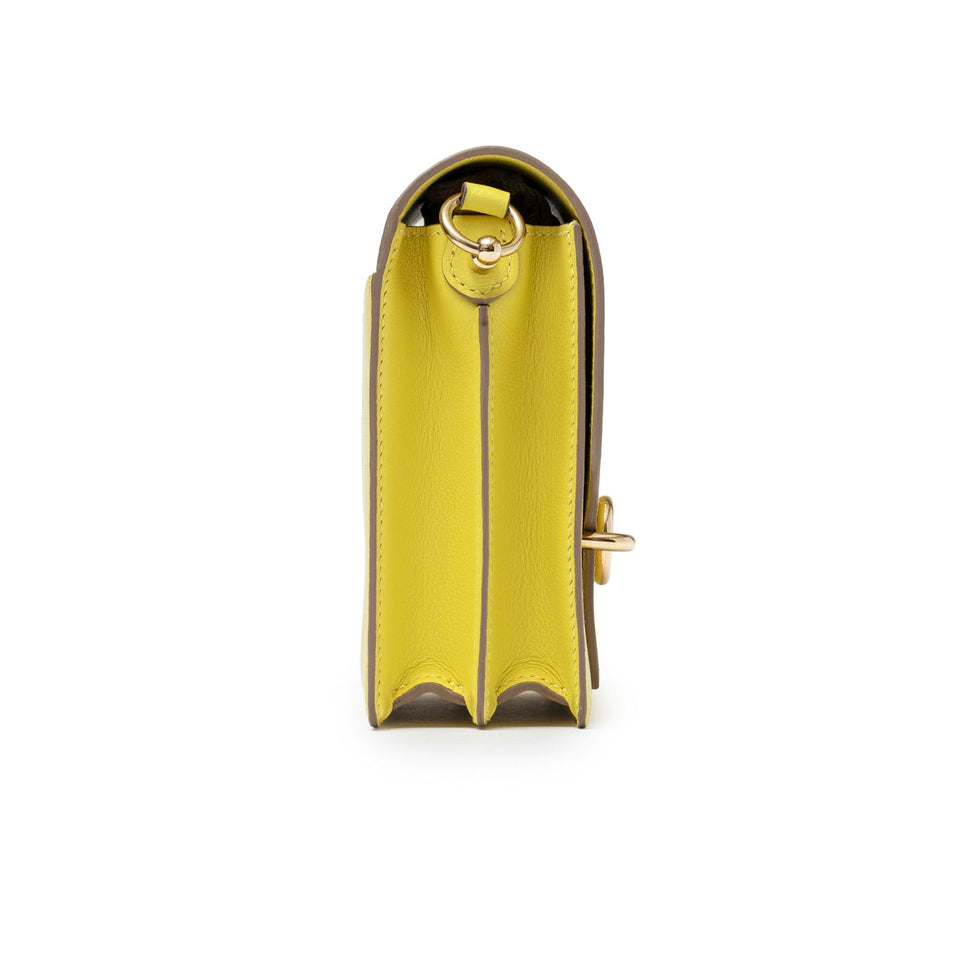 Hermes Mini Roulis Lime Evercolor Permabrass Hardware