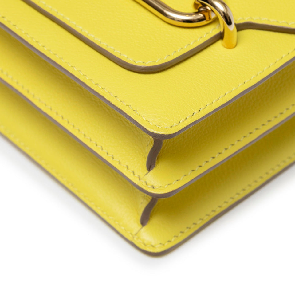 Hermes Mini Roulis Lime Evercolor Permabrass Hardware