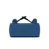 Hermes Quelle Idolle Kelly Doll Blue Tie and Caban Swift Palladium Hardware