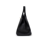 Hermes Birkin 35 Black Togo Gold Hardware