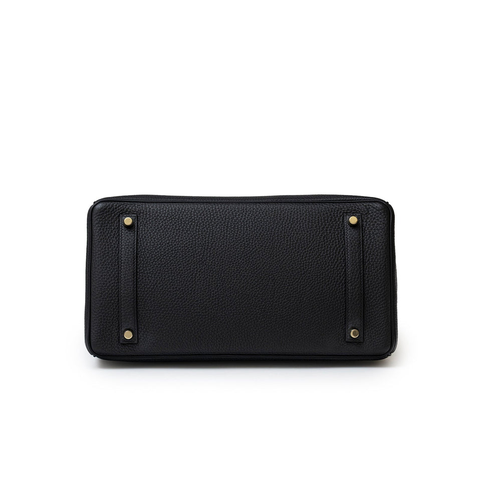 Hermes Birkin 35 Black Togo Gold Hardware
