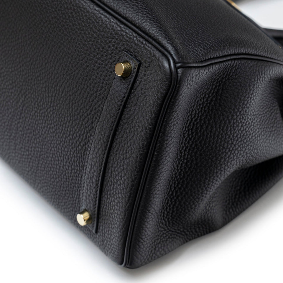 Hermes Birkin 35 Black Togo Gold Hardware