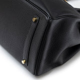 Hermes Birkin 35 Black Togo Gold Hardware