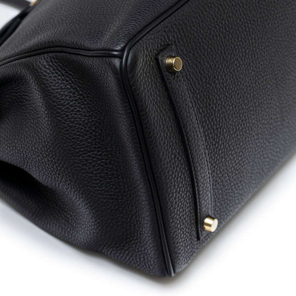 Hermes Birkin 35 Black Togo Gold Hardware