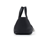 Hermes Picotin 18 Black Clemence Palladium Hardware