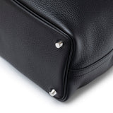 Hermes Picotin 18 Black Clemence Palladium Hardware
