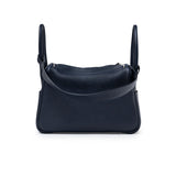 Hermes Lindy 26 Blue Nuit Clemence Palladium Hardware