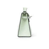 Hermes Kelly Pochette Vert Fizz Swift Palladium Hardware