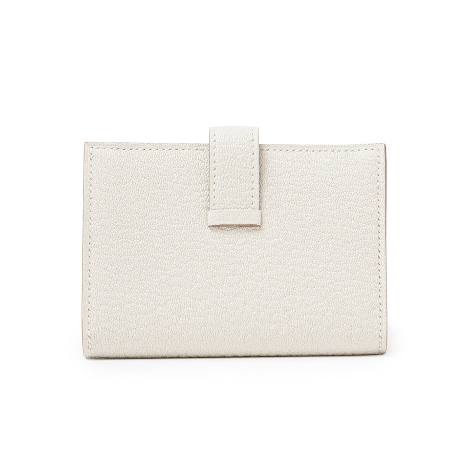 Hermes Mini Bearn Wallet Beton Chevre Mysore Gold Hardware