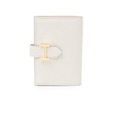 Hermes Mini Bearn Wallet Beton Chevre Mysore Gold Hardware