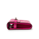 Hermes Kelly Wallet To Go Rose Shocking Matte Alligator Palladium Hardware