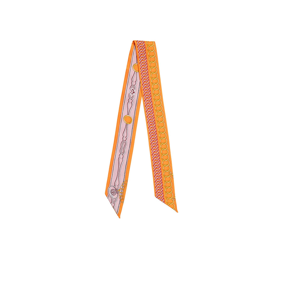 Hermes Twilly Maillons Orange/Rose/Multi