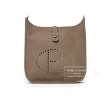 Hermes Evelyne PM 29 Etoupe Clemence Palladium Hardware