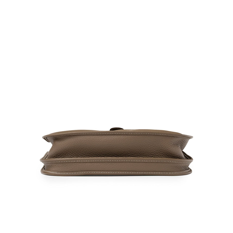 Hermes Evelyne PM 29 Etoupe Clemence Palladium Hardware