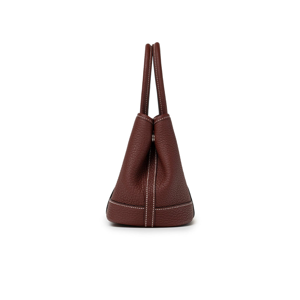Hermes Mini Garden Party Neo 23 Rouge H Negonda Palladium Hardware