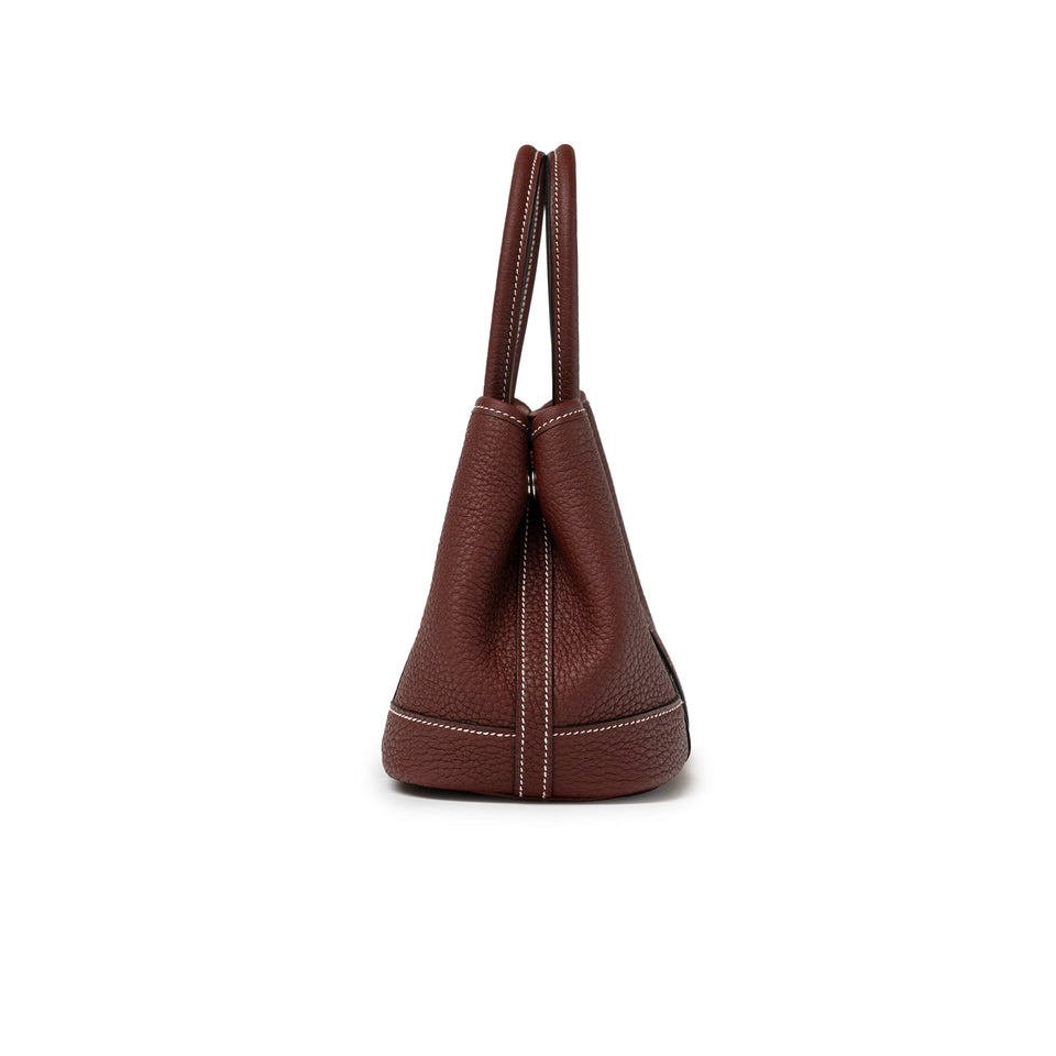 Hermes Mini Garden Party Neo 23 Rouge H Negonda Palladium Hardware