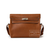 Hermes Kelly Messenger GM Fauve Barenia Faubourg Palladium Hardware