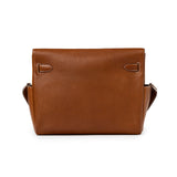 Hermes Kelly Messenger GM Fauve Barenia Faubourg Palladium Hardware